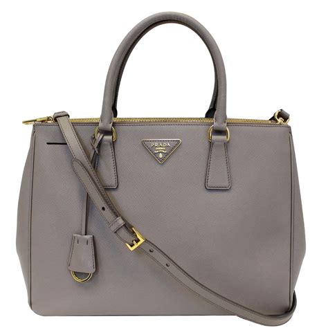 prada saffiano double zip crossbody bag|Prada saffiano shopping bag.